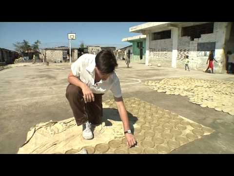 Haitians eat dirt cookies to survive