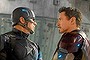 Captain America: Civil War..L to R: Captain America/Steve Rogers (Chris Evans) and Iron Man/Tony Stark (Robert Downey Jr.) ..Ph: Zade Rosenthal ..?Marvel 2016 Captain America: Civil War.