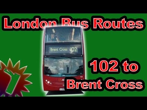 102 to Brent Cross - London Bus Routes - (Timelapse 003)