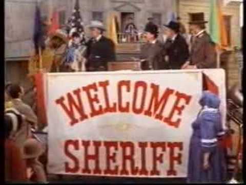 the new sheriff scene from blazing saddles