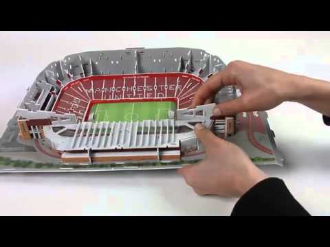 Nanostad 3D-Puzzle Old Trafford Tutorial [deutsch]