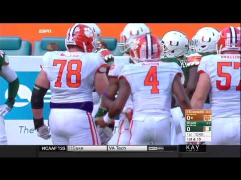 2015 Clemson vs Miami Football Game