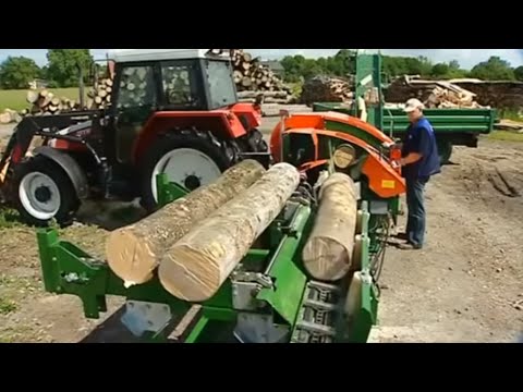 amazing modern machines, automatic wood cutting machine, modern machine for agriculture