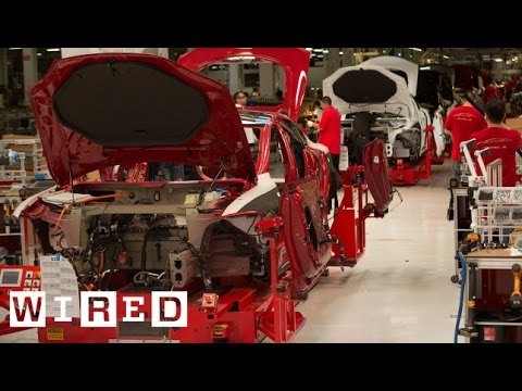 How the Tesla Model S is Made | Tesla Motors Part 1 (WIRED)