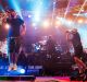 The Hilltop Hoods turn it on for fans at Perth Arena.