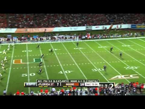 #2 Florida State Seminoles at Miami Hurricanes 2014 Full Game cfedit FSU vs Miami