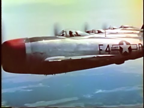 362nd Fighter Group P-47 Thunderbolts over Germany in Color -- New Edition