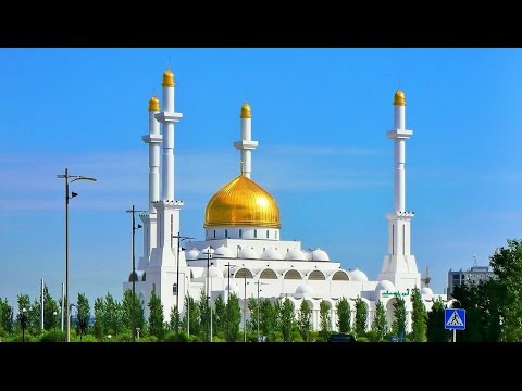 Nur Astana Mosque Kazakhstan Trip Street Scenes Travel Video Guide