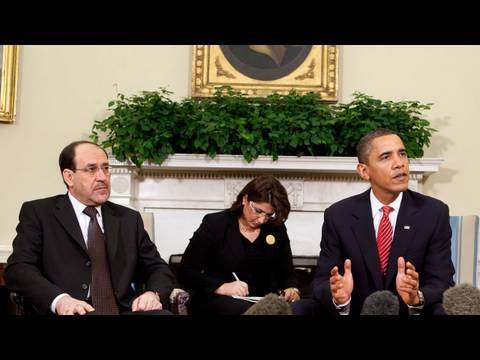 President Obama and Iraqi PM Nuri al-Maliki Address the Press