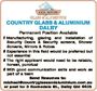 COUNTRY GLASS &amp; ALUMINIUM DALBY