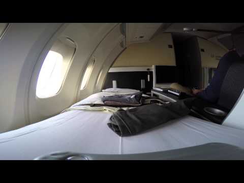 LH470 FRA-YYZ Lufthansa First Class Frankfurt to Toronto 4K GoPro