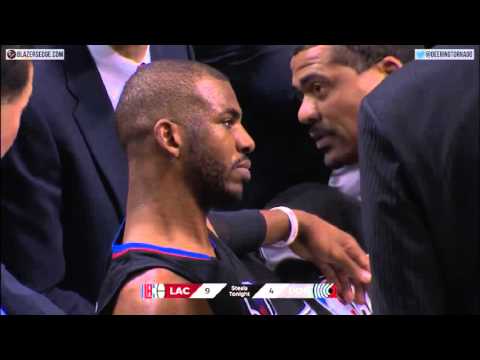 Chris Paul breaks hand against Blazers 2016 NBA playoffs game 4