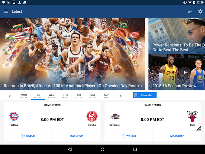   NBA app- screenshot thumbnail   