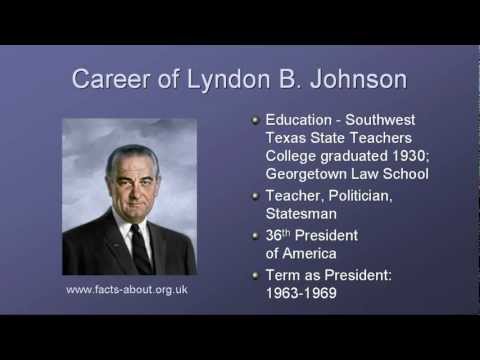 President Lyndon B Johnson Biography