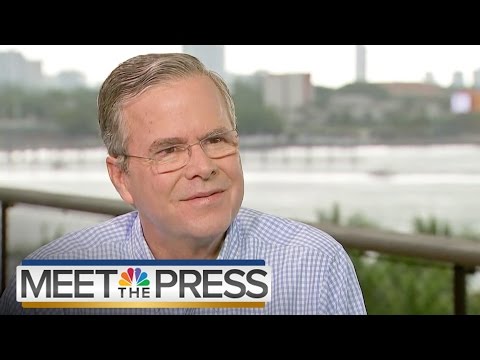 Jeb Bush Talks Debate Performance, Death Penalty (Full Interview) | Meet The Press | NBC News