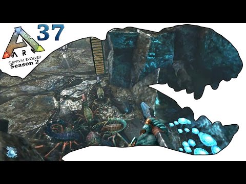 ARK Survival Evolved Gameplay - S2 Ep37 - North Island Caving Part 1 - Let's Play