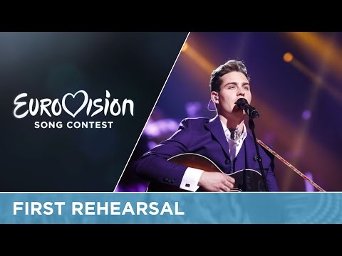 Douwe Bob - Slow Down (The Netherlands) First Rehearsal