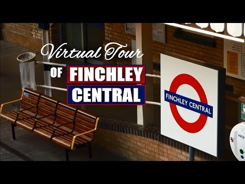 View of Finchley Central - North London suburb