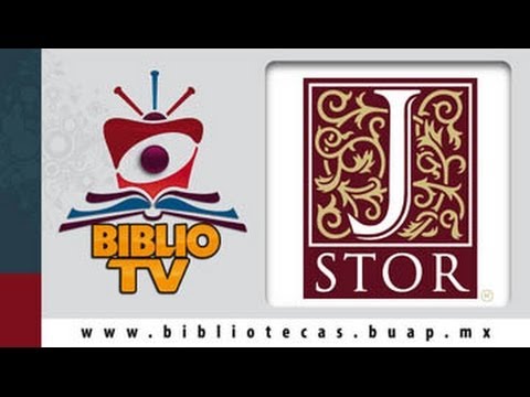 BUAP: Tutoriales de bases de datos / JSTOR