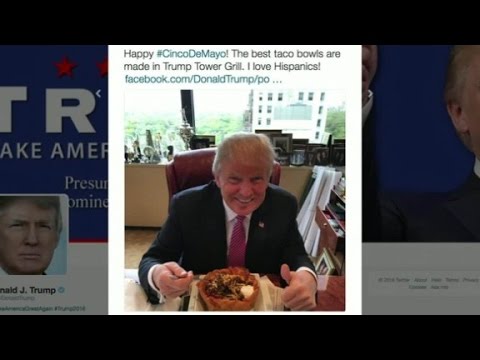 Eric Trump talks about his father's Cinco de Mayo tweet