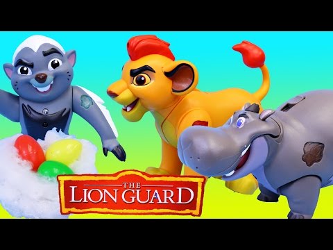 Lion Guard NEW Disney Junior Lion King Cartoon Show Toys Kion Finds Surprise Eggs & Toys