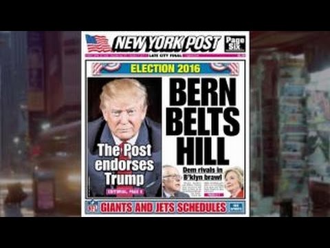 New York Post endorses Trump for president