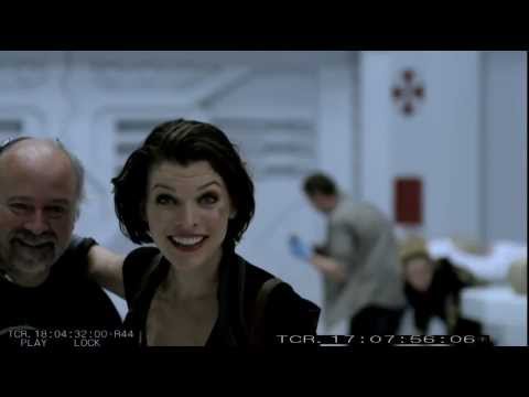 Resident Evil 4 - Afterlife BLOOPERS w Milla Jovovich