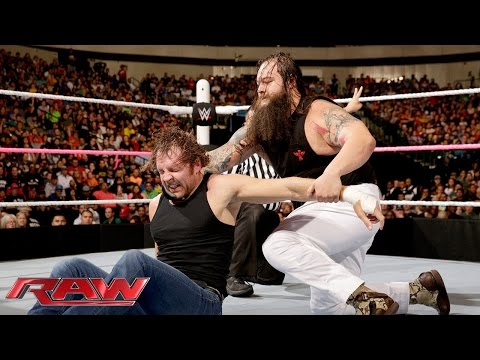 Roman Reigns, Dean Ambrose & Seth Rollins vs. The Wyatt Family: Raw, October 19, 2015