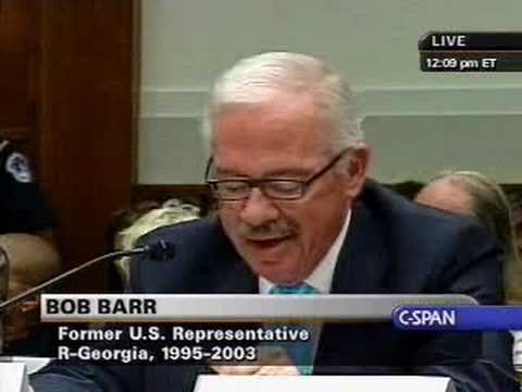 Hearing on Executive Power - Bob Barr Testifies