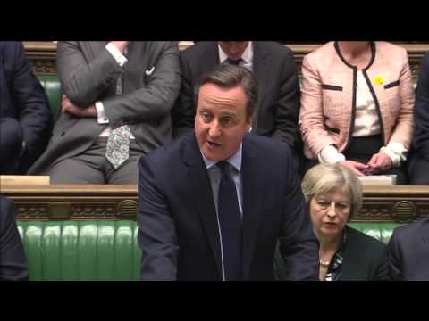 David Cameron statement on Europe referendum