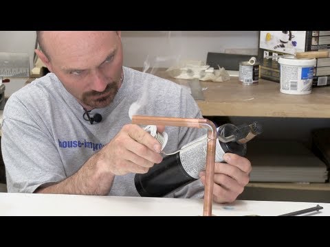 How To Solder Copper Plumbing Pipes