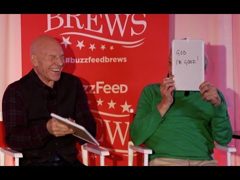 Sir Patrick Stewart and Sir Ian McKellen Play The Newlywed Game