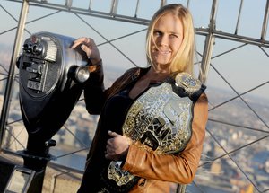 UFC Champion Holly Holm visits The Empire State Building.