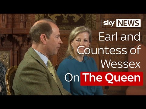 Rhiannon Mills Speaks To The Earl and Countess of Wessex