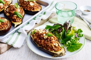 Italian stuffed eggplant