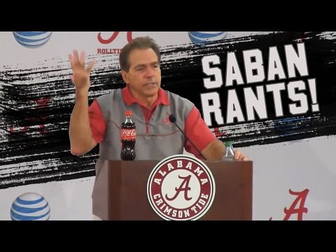 Nick Saban's best press conference moments and rants! (NSFW)