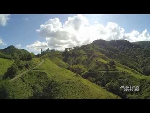 Bayamon, Puerto Rico from above. 1/2 mile distance with Drone