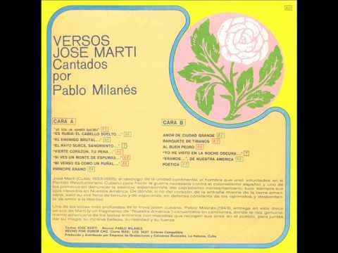 Pablo Milanés - 1974 -  Versos José Martí