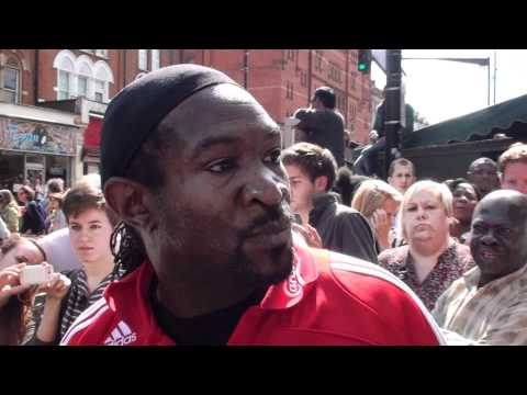 Clapham Junction Speaker (London Riots 2011)    1 of 2