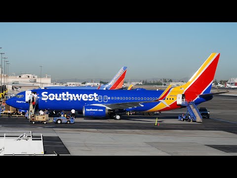 Southwest Airlines' New Livery: First Revenue Flight Arriving at BUR!