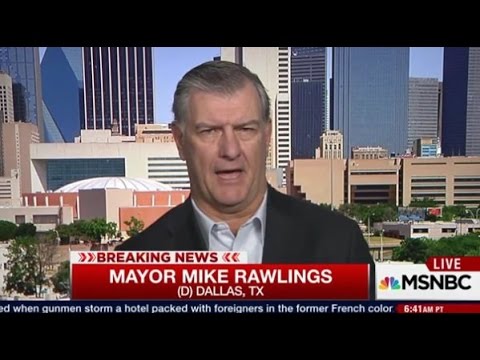 Dallas Mayor: We Don't Isolate Young White Men...