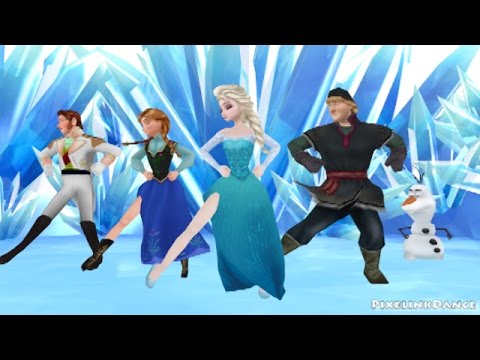 Frozen Gangnam Style [MMD]