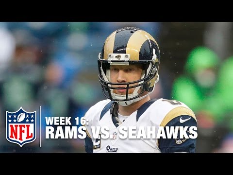 Johnny Hekker Shoves Cliff Avril & Then Cowers in Fear of Seahawks  | Rams vs. Seahawks | NFL