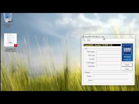 Como Convertir un Archivo .PDF en un Documento de Word .doc