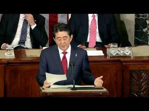 Japanese Prime Minister Shinzo Abe Address to Joint Meeting of Congress