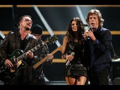 U2, Mick Jagger, Fergie - "Gimmer Shelter" at the Rock and Roll Hall of Fame 25th Anniversary Shows