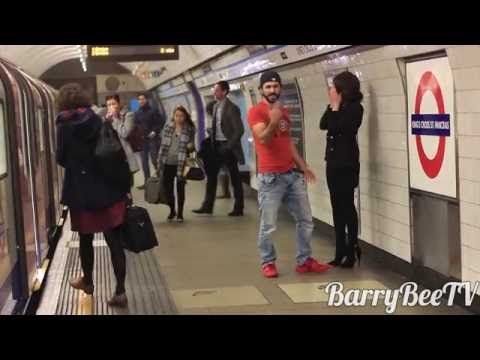 KISSING GIRLS in LONDON SUBWAY! Social Experiment!