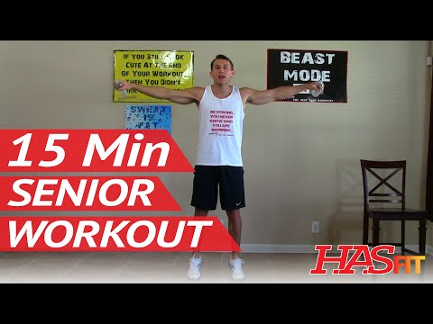 15 Min Senior Workout - HASfit Exercise for Elderly - Seniors Exercises for Elderly - Seniors