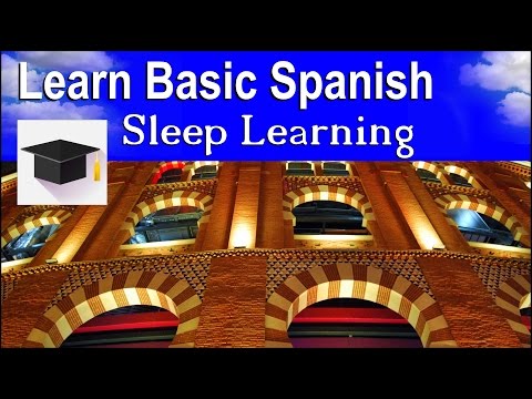 Sleep Learning ★ Spoken Spanish ★ Learn Spanish With The Power Of Binaural Beats.