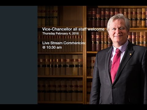 ANU Vice-Chancellor all staff address